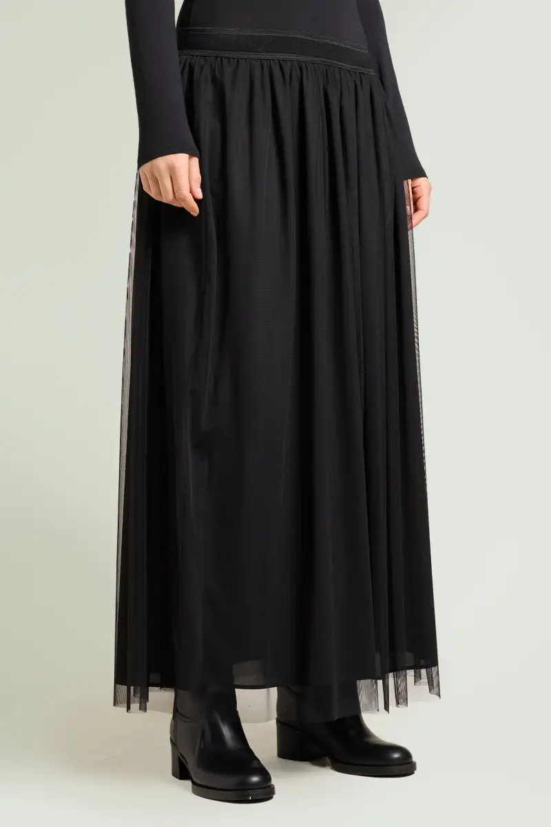 GONNA LUNGA IN TULLE Donna miniatura 3