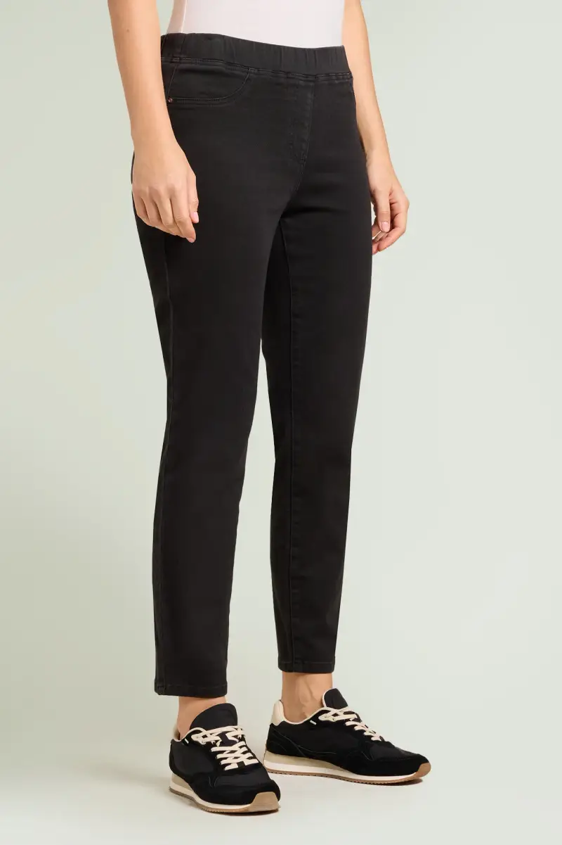 Mara Venier per Luisa Viola Jeggings Donna Viola 3149149 miniatura 2