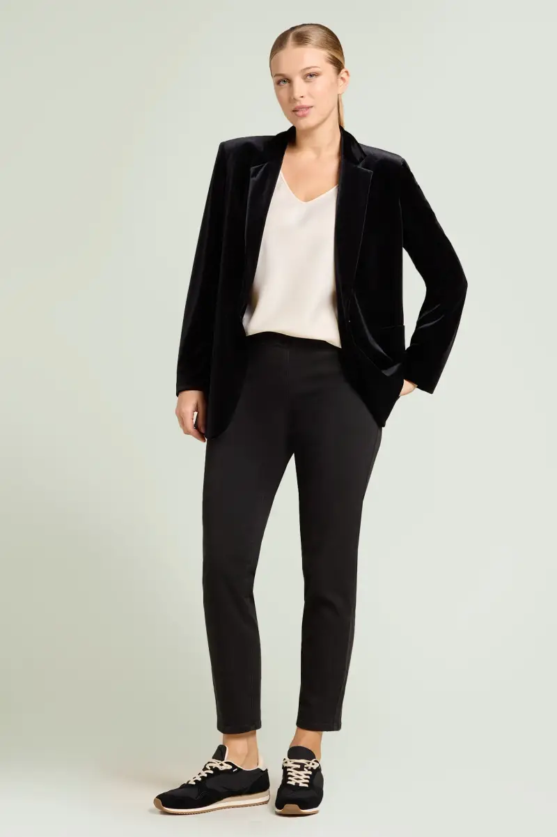 Mara Venier per Luisa Viola Jeggings Donna Viola 3149149