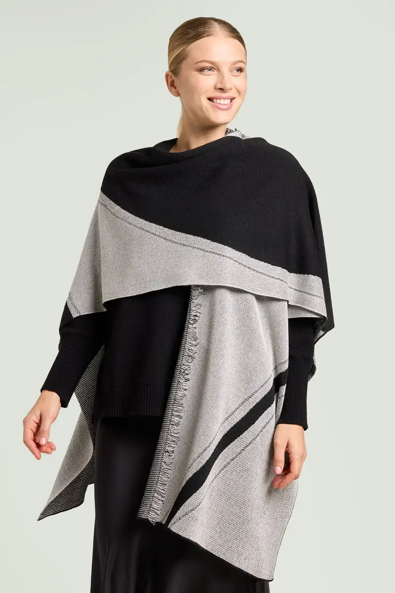 MANTELLA JACQUARD Donna miniatura 2