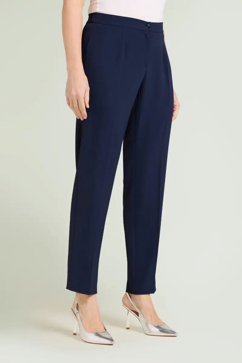 PANTALONI A SIGARETTA IN CADY Donna miniatura 2