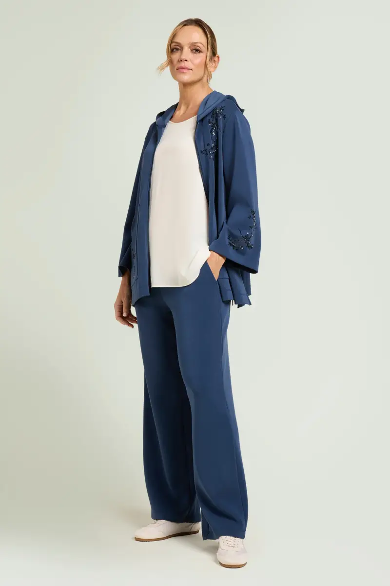 PANTALONI PULL-ON AMPI IN JERSEY SCUBA Donna