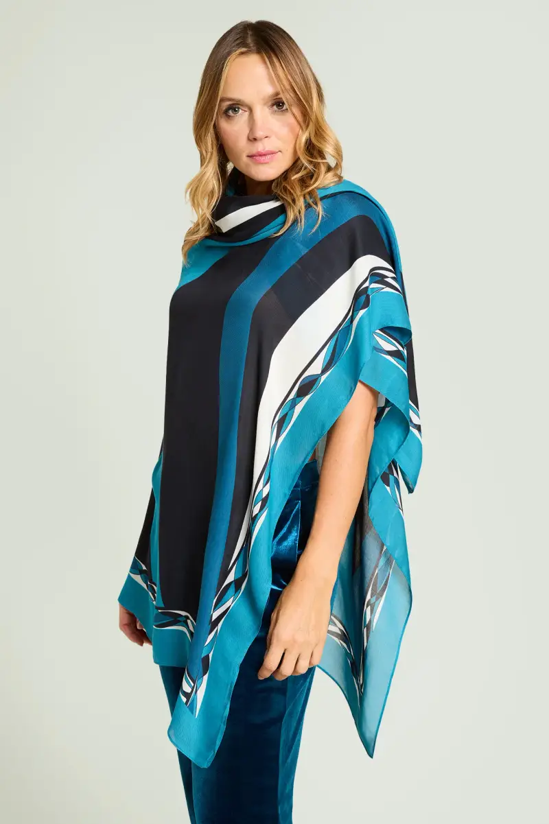 SCIARPA-FOULARD STAMPATA Donna miniatura 2