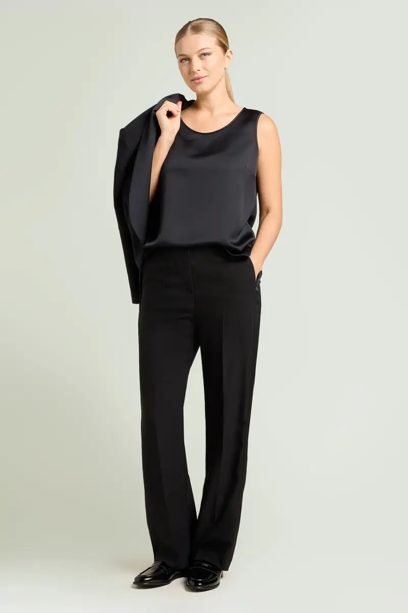 Mara Venier per Luisa Viola Top Donna Porpora 3149140 miniatura 2