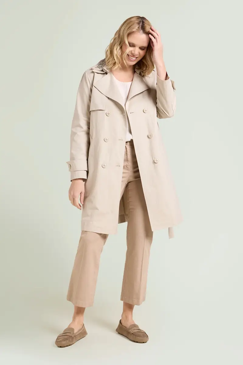 Mara Venier per Luisa Viola Trench Donna 4345164 miniatura 3