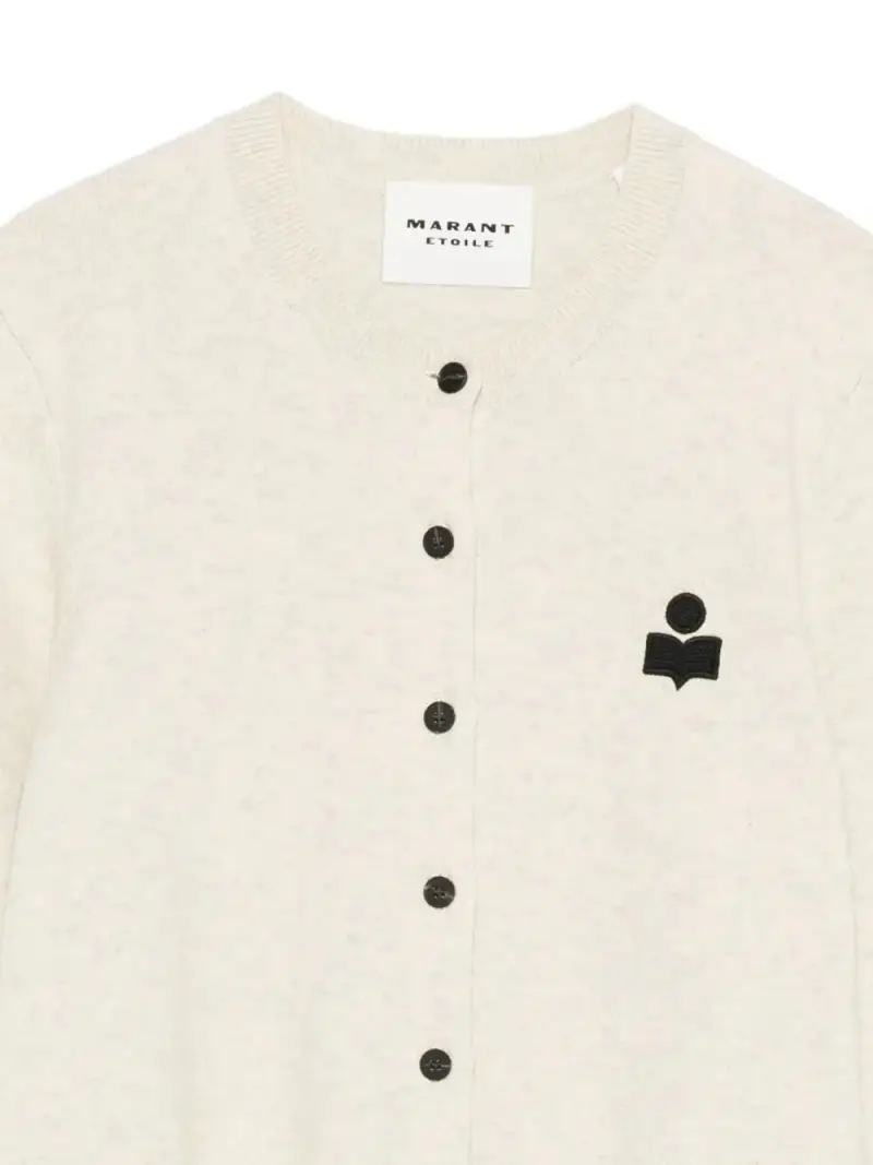 Marant Étoile Cardigan Grigio 2473782 miniatura 3