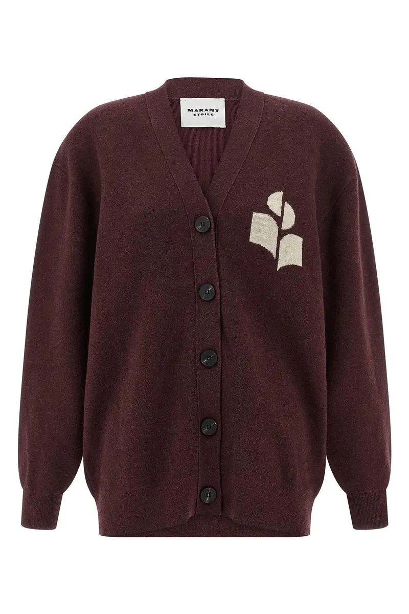 Marant Étoile Cardigan Bordeaux 2553069