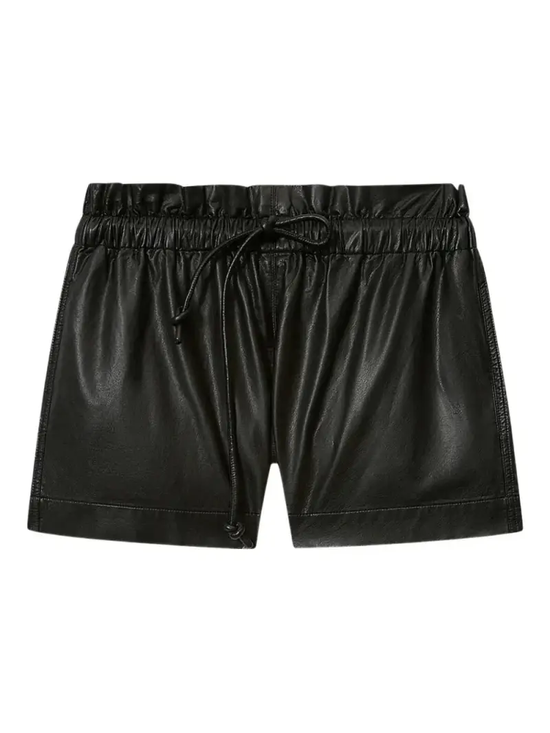Shorts in Pelle NERO