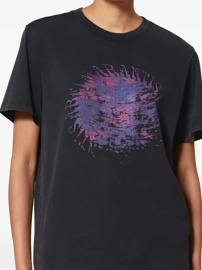 Marant Étoile T-shirt Nero 4022834 miniatura 2