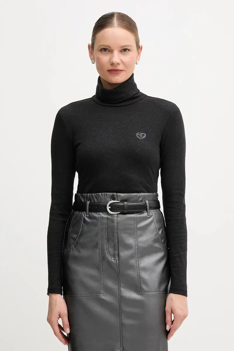 camicia a maniche lunghe colore nero 7736-7000-73906