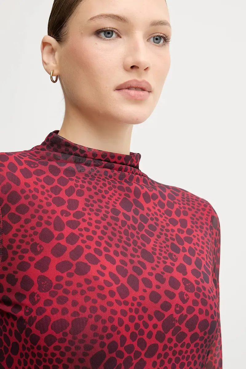 camicia a maniche lunghe colore rosso 7696-7001-73891 miniatura 4