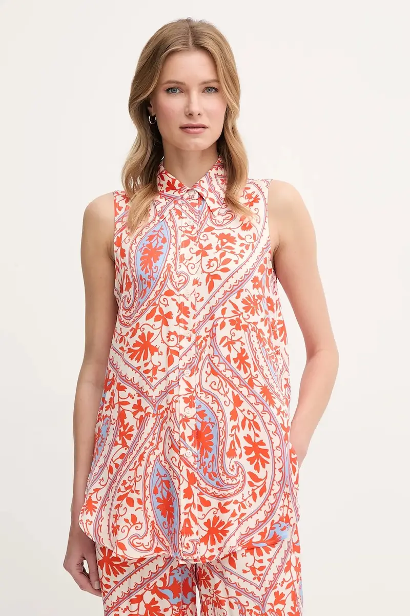 camicia donna colore arancione 6336-1003-24791