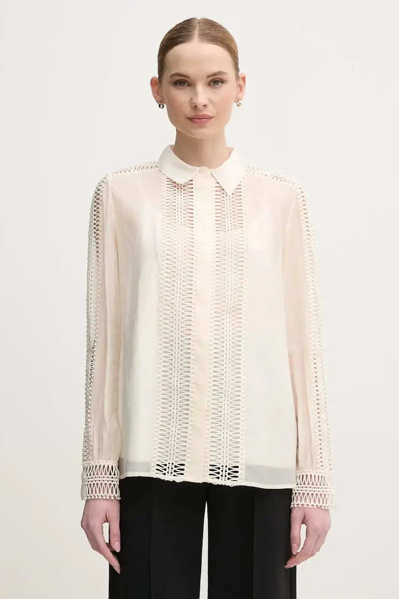 camicia donna colore beige 6285-1010-93403