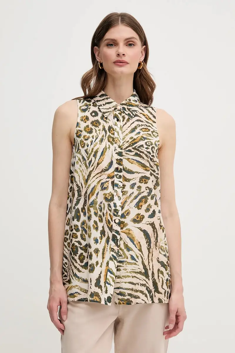 camicia donna colore beige 6322-1000-93436