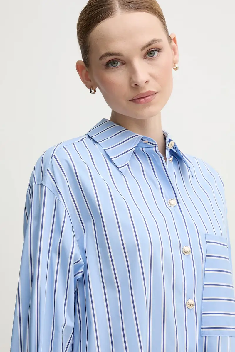 camicia donna colore blu 6277-2000-24780 miniatura 5