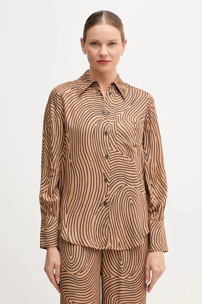 camicia donna colore marrone 6258-1002-24812