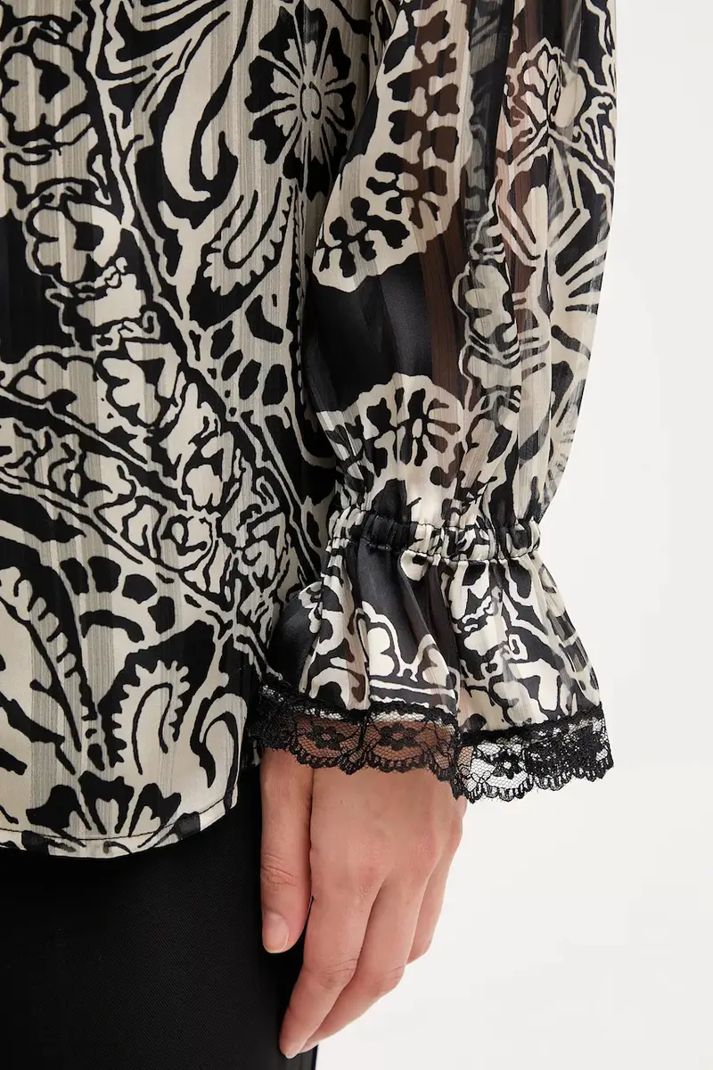 camicia donna colore nero 6342-1000-93449 miniatura 5