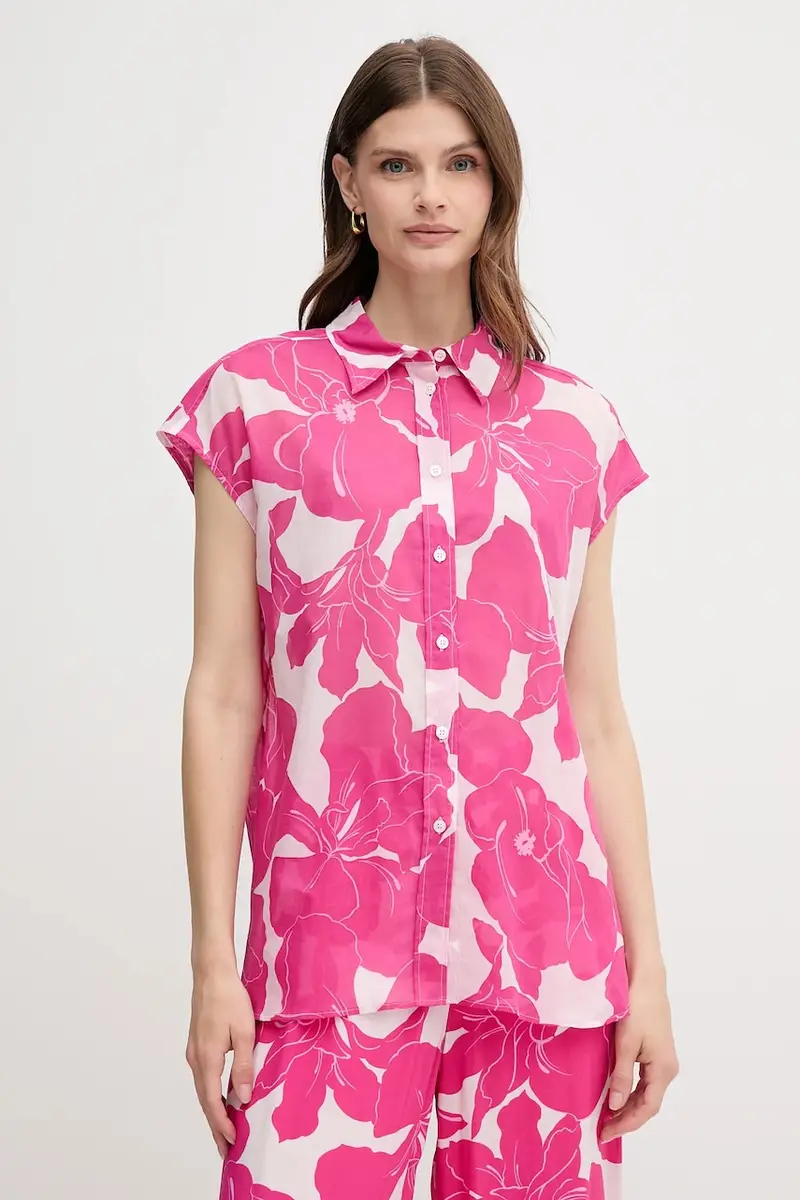 camicia in cotone donna colore rosa 6302-1000-24796