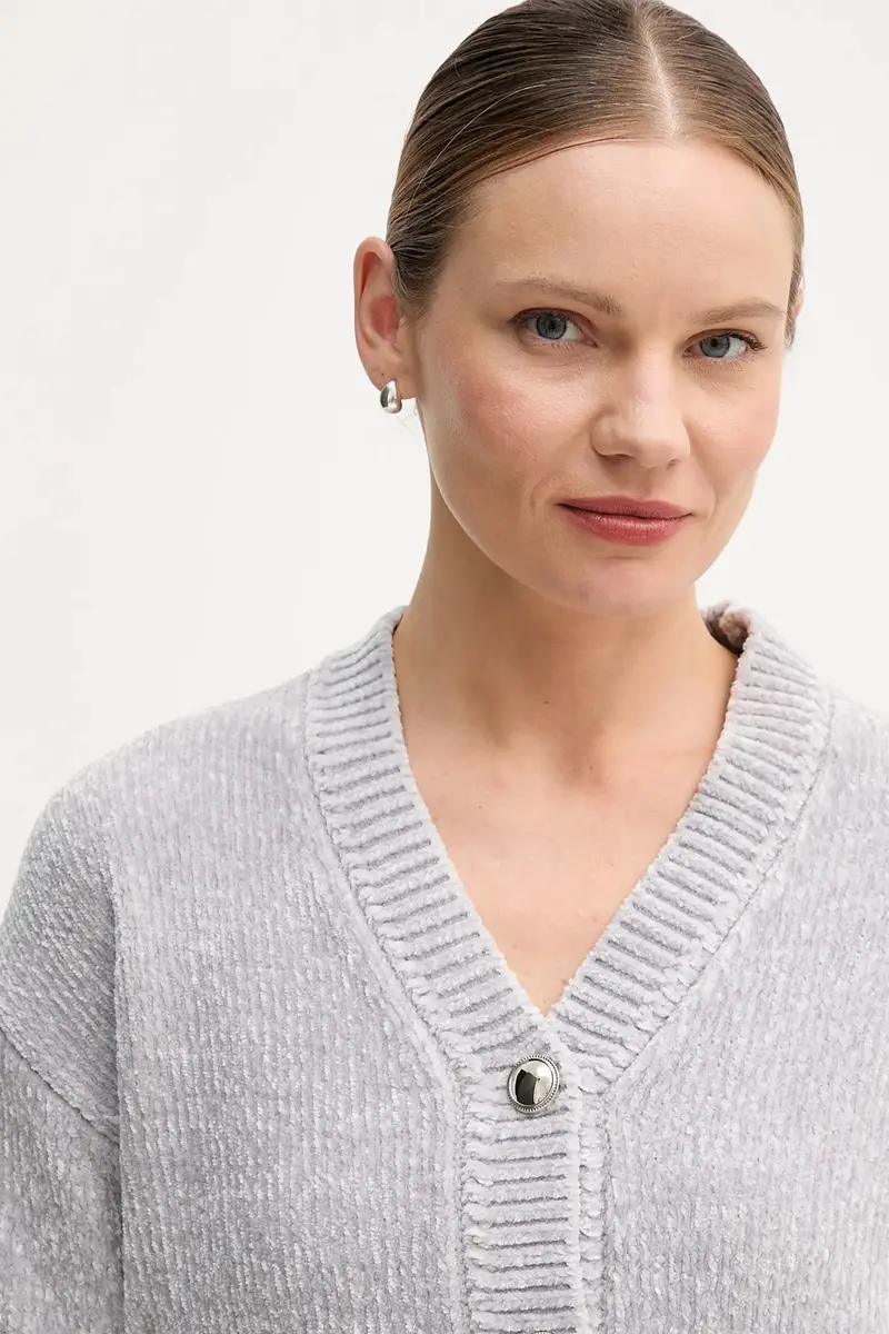 MARC AUREL Cardigan Donna Grigio 3770613 miniatura 4