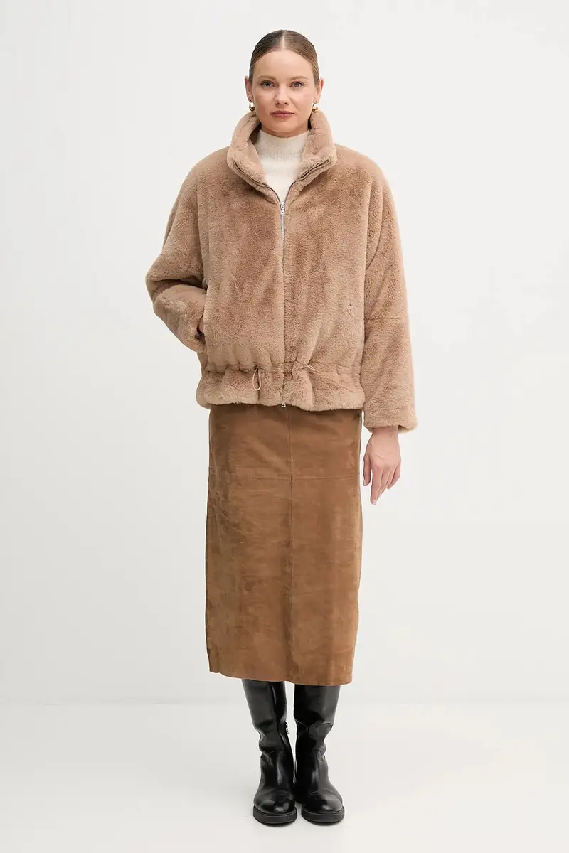 giacca colore beige 4482-1020-93340 miniatura 2