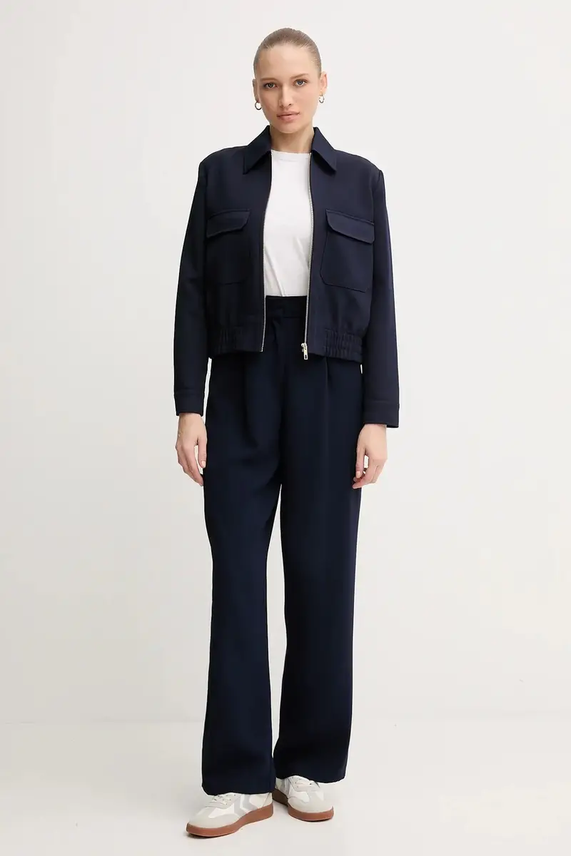 giacca colore blu navy 3944-2020-24807 miniatura 2