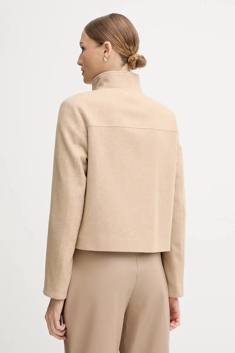 giacca in misto lana colore beige 3939-1020-24806 miniatura 3