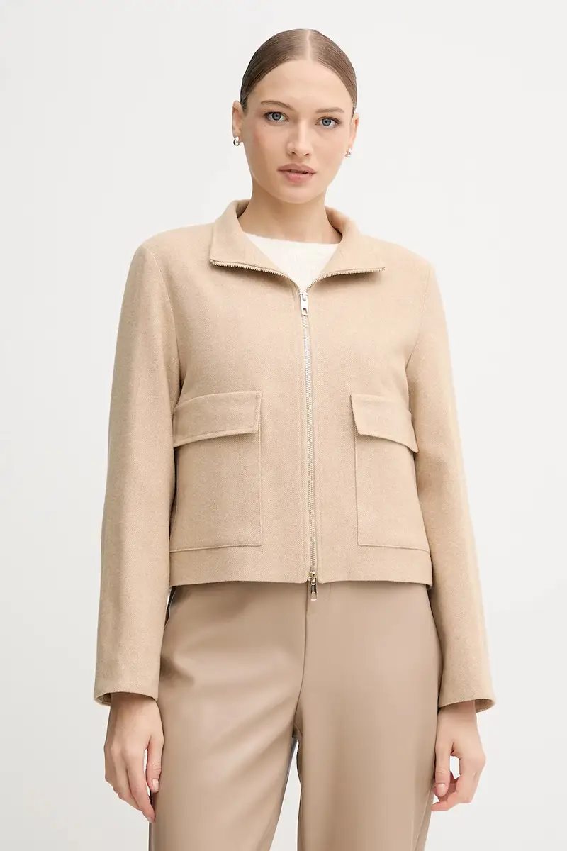 giacca in misto lana colore beige 3939-1020-24806