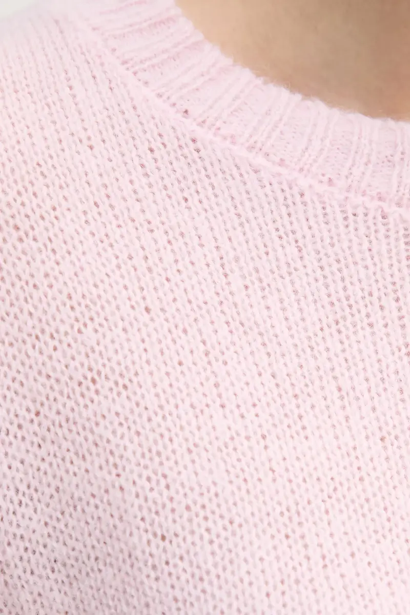 maglione con lana colore rosa 8050-8001-82091 miniatura 5