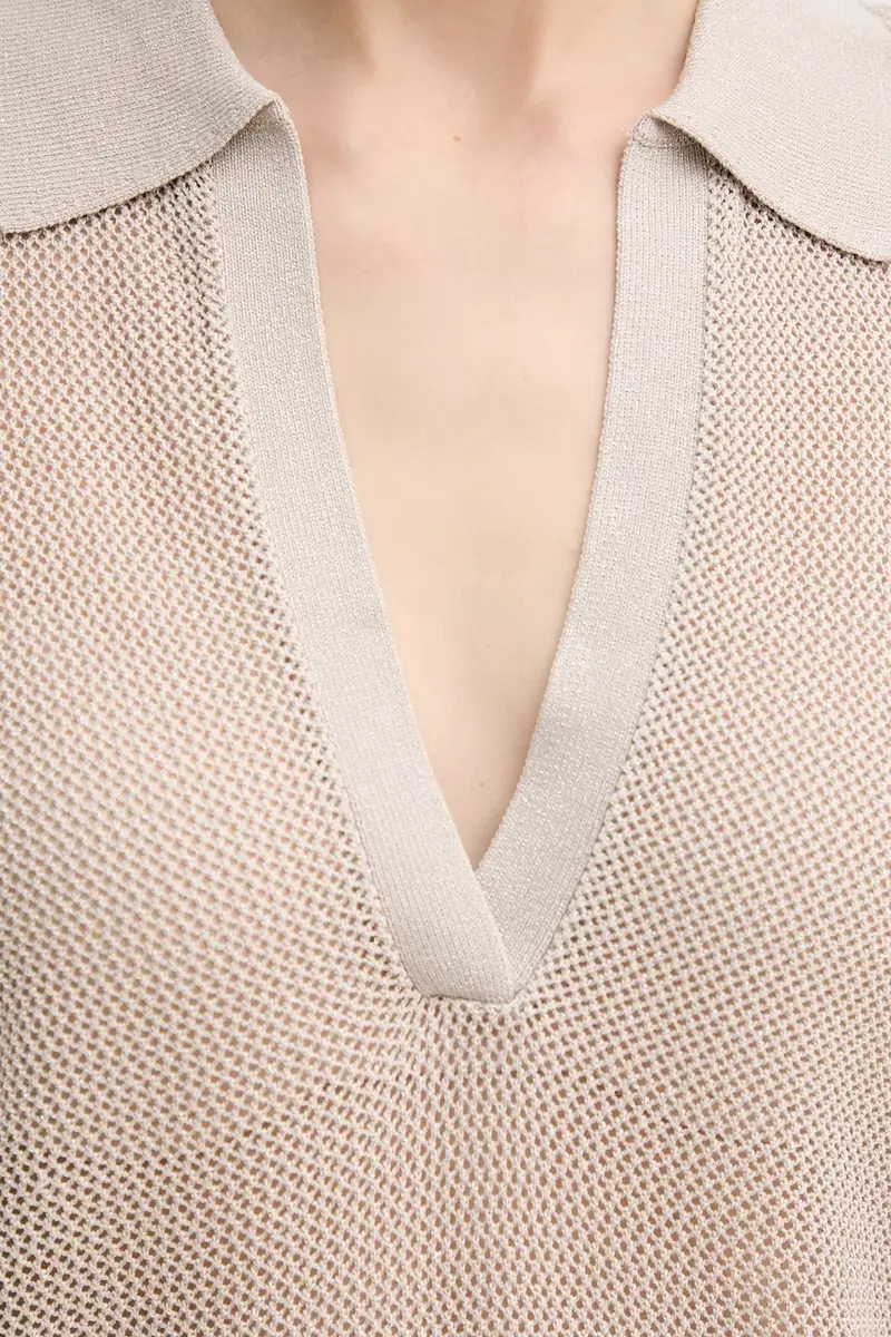 maglione donna colore beige 8994-8000-82052 miniatura 4