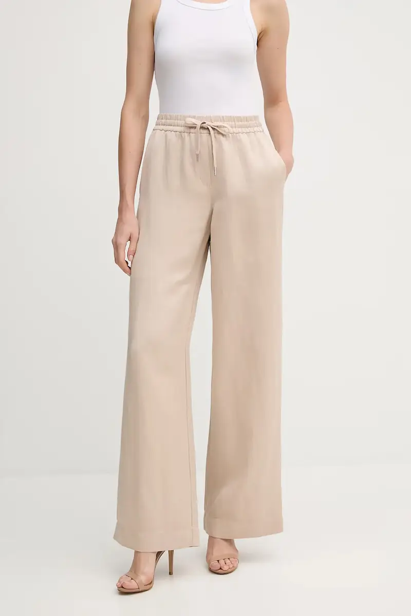 pantaloni donna colore beige 1688-1000-93438