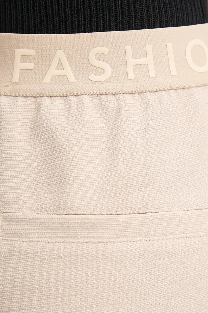 pantaloni donna colore beige 1828-2001-93404 miniatura 4