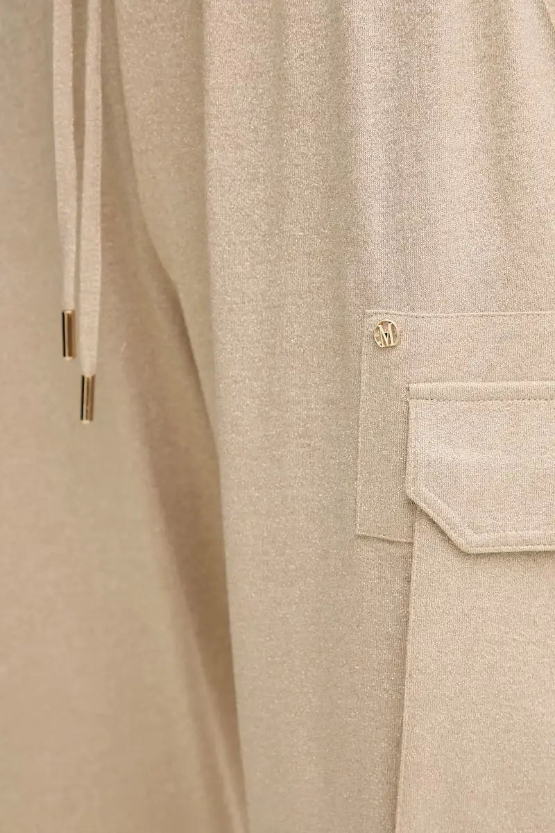 pantaloni donna colore beige 1844-7000-73813 miniatura 4