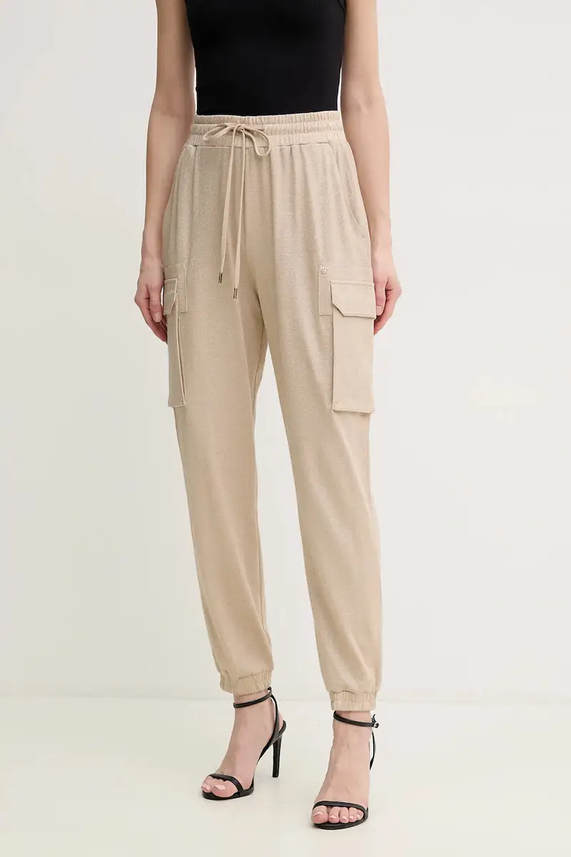 pantaloni donna colore beige 1844-7000-73813