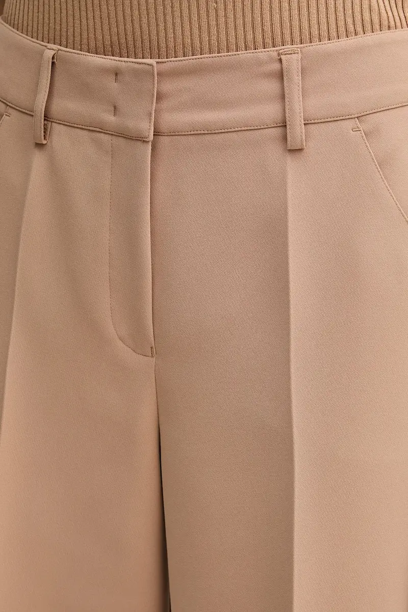 pantaloni donna colore beige 1923-2000-93485 miniatura 4