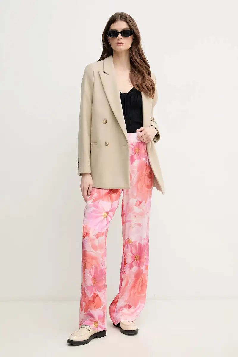 pantaloni donna colore rosa 1827-1001-93395 miniatura 2