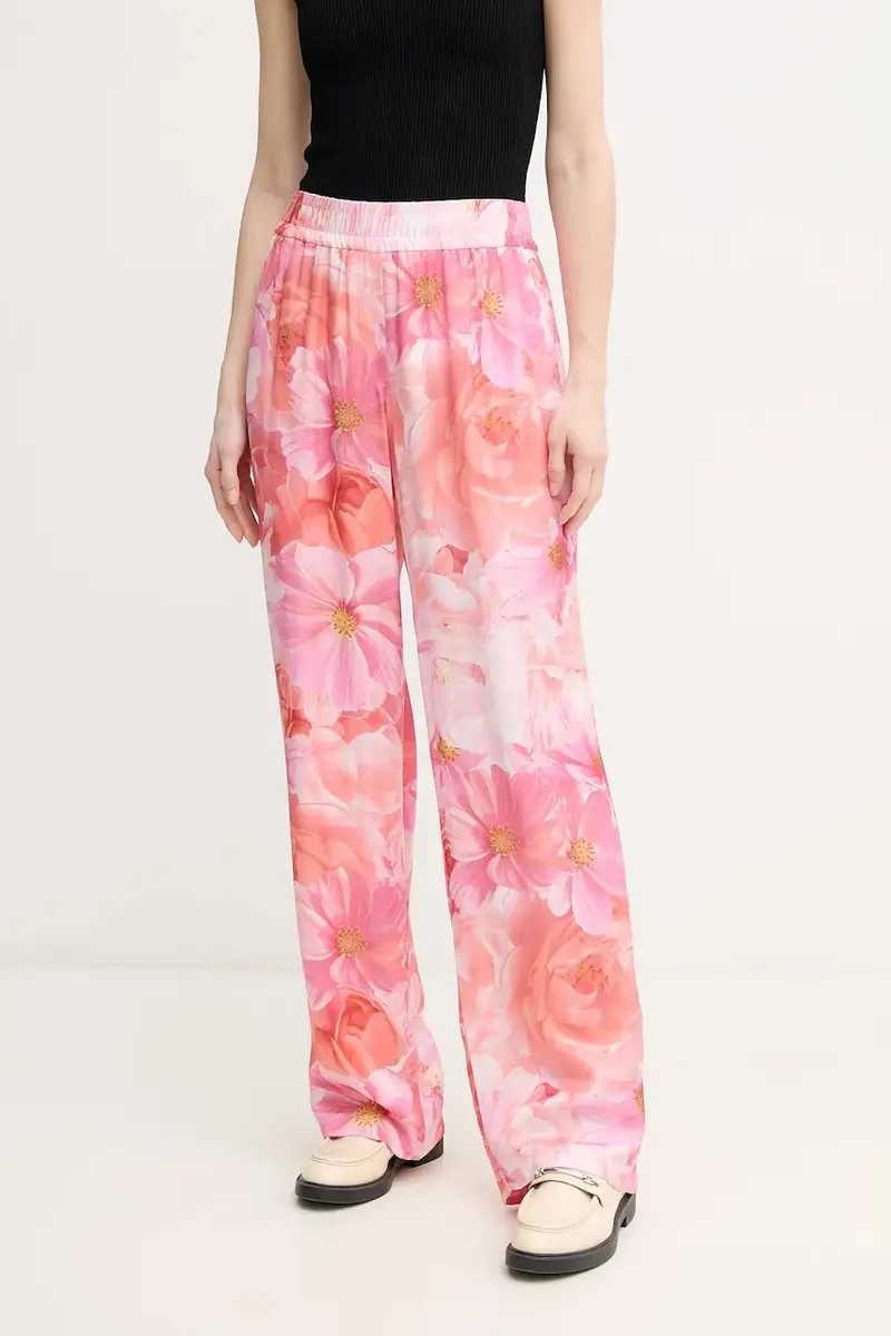 pantaloni donna colore rosa 1827-1001-93395