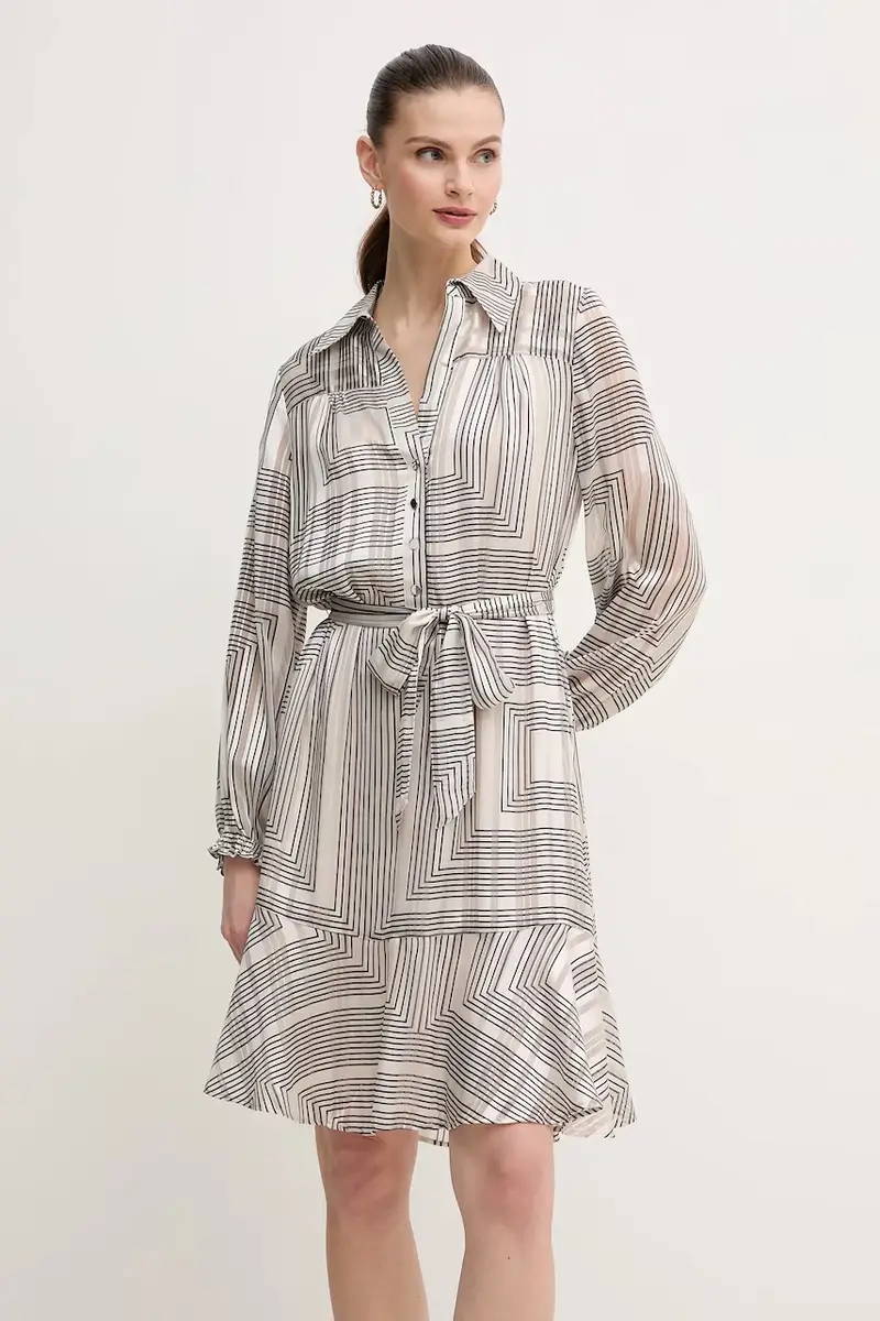 vestito colore beige 6535-1010-93383