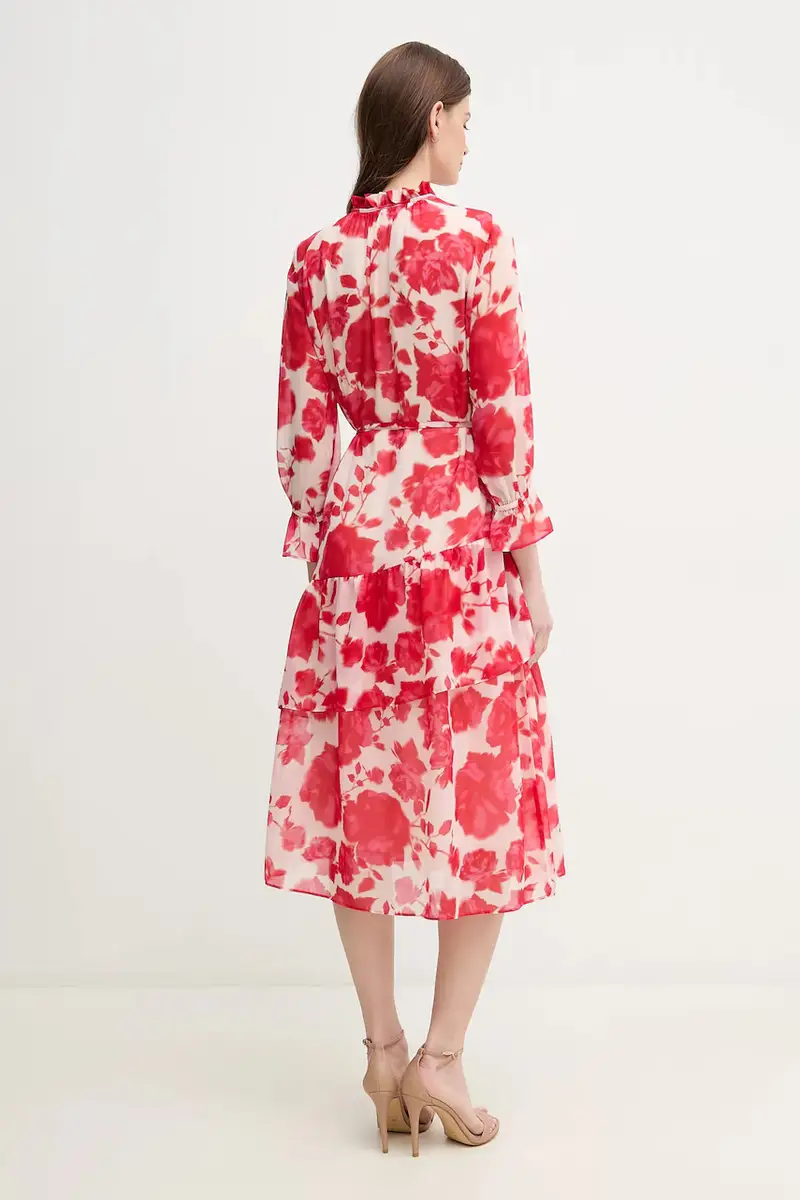 vestito colore rosso 6532-1010-24783 miniatura 3