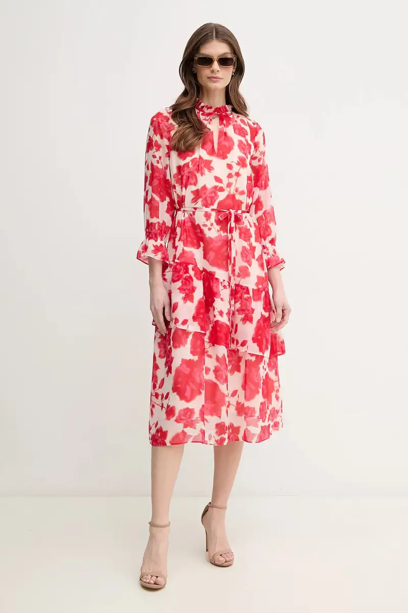 vestito colore rosso 6532-1010-24783