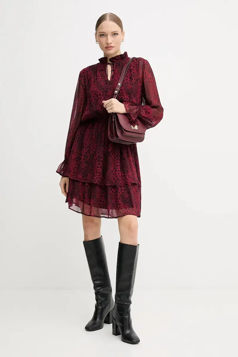 vestito colore rosso 6572-1010-93471 miniatura 2