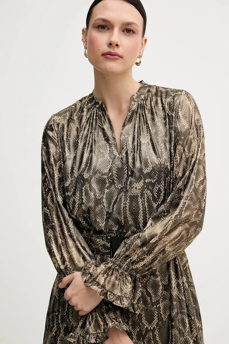 vestito colore verde 6585-1010-93490 miniatura 4