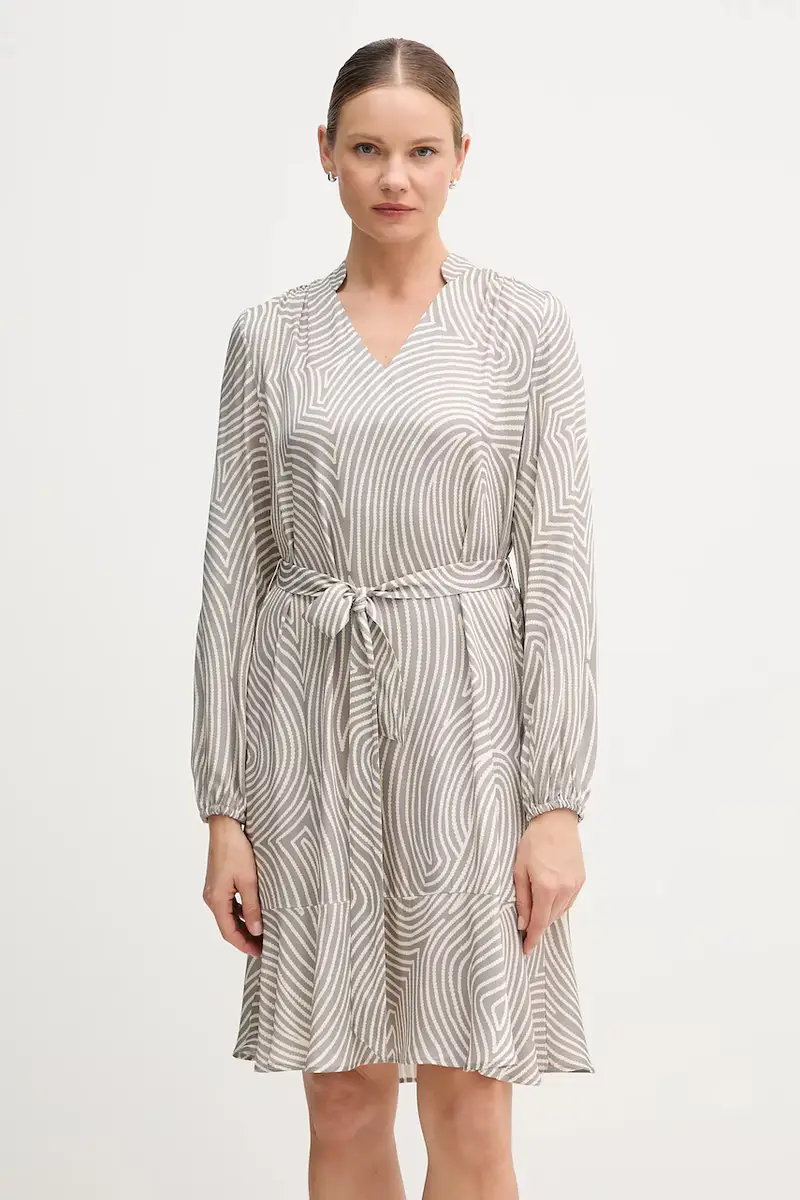 vestito di viscosa colore grigio 6577-1000-24812