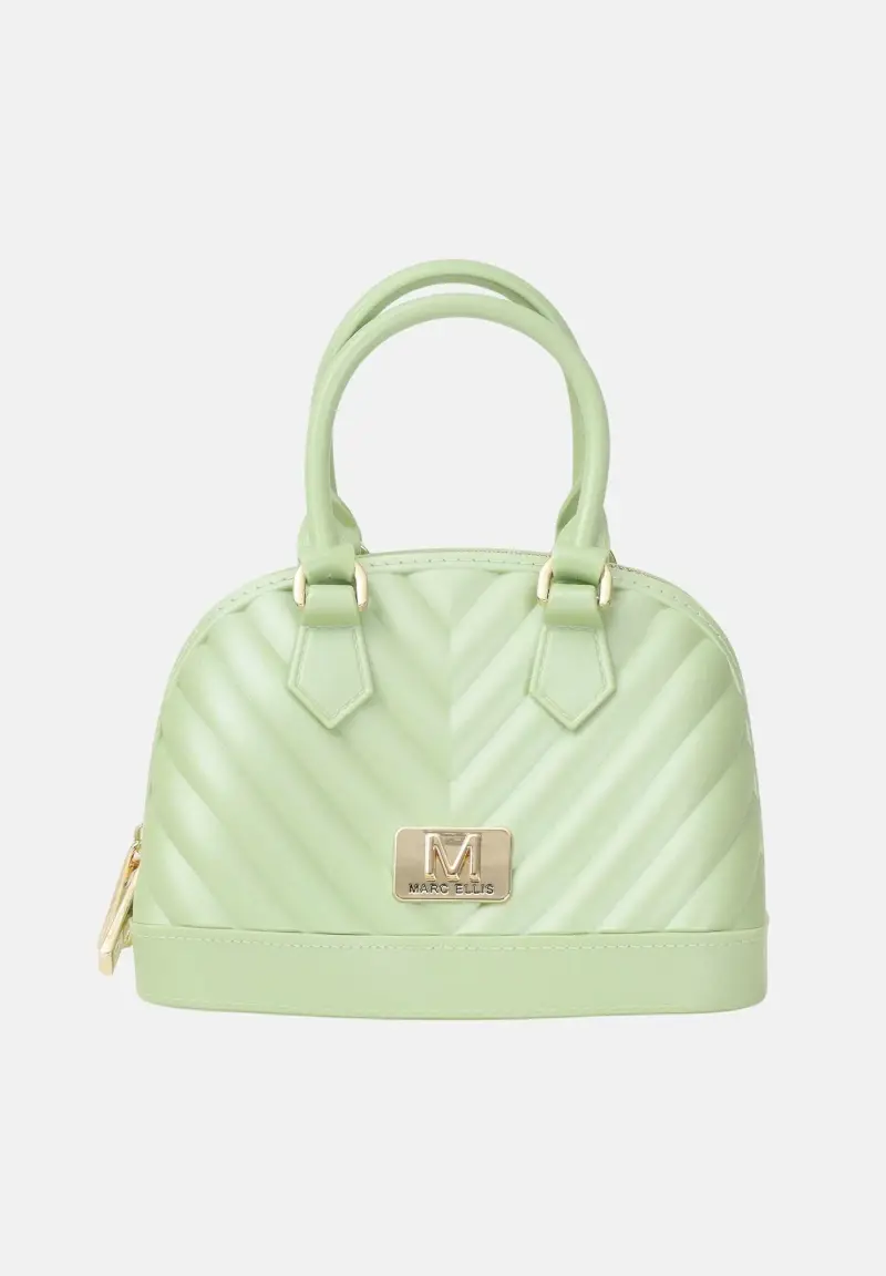 Borsa a mano FLAT-MAYA-S verde da donna