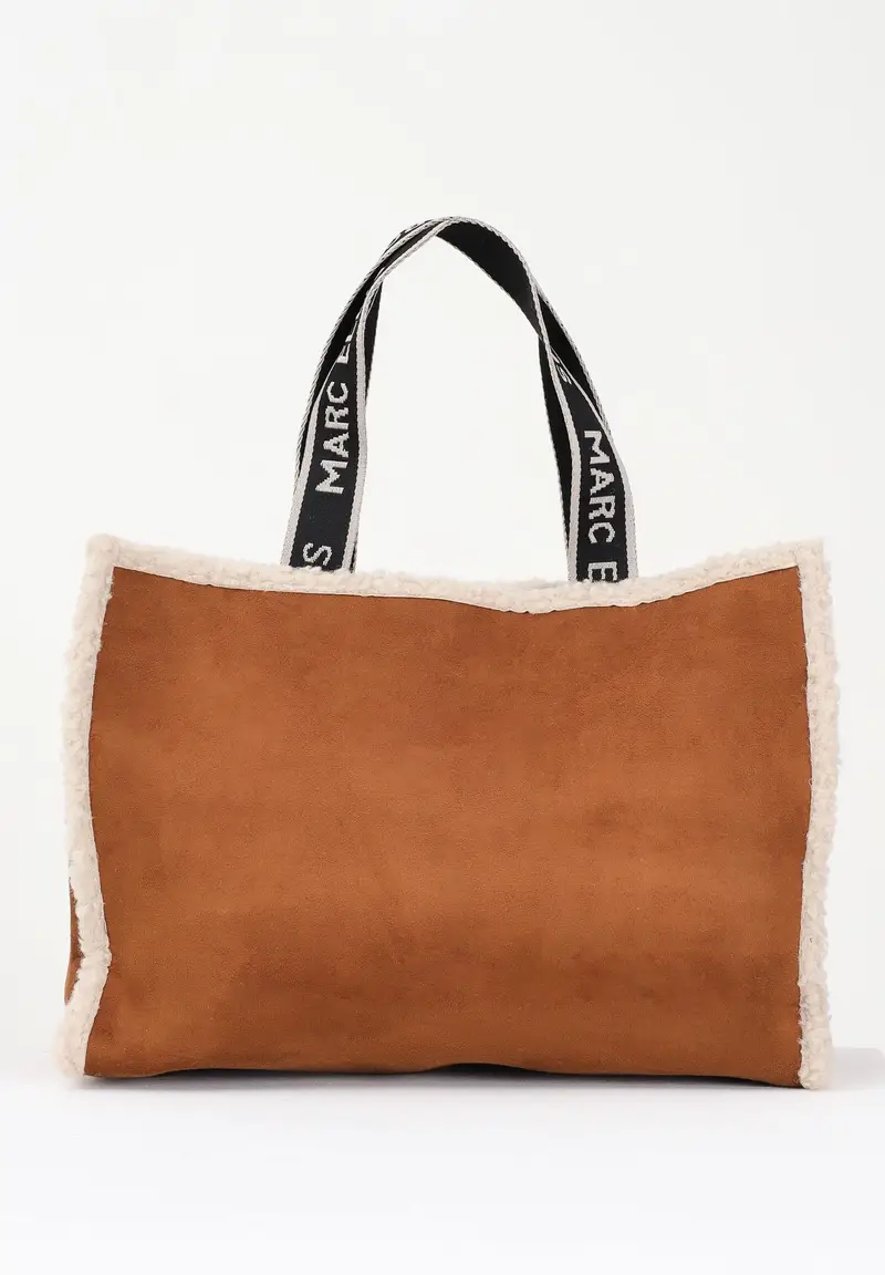 Shopper a mano Buby Ewe L25 cuoio da donna miniatura 3