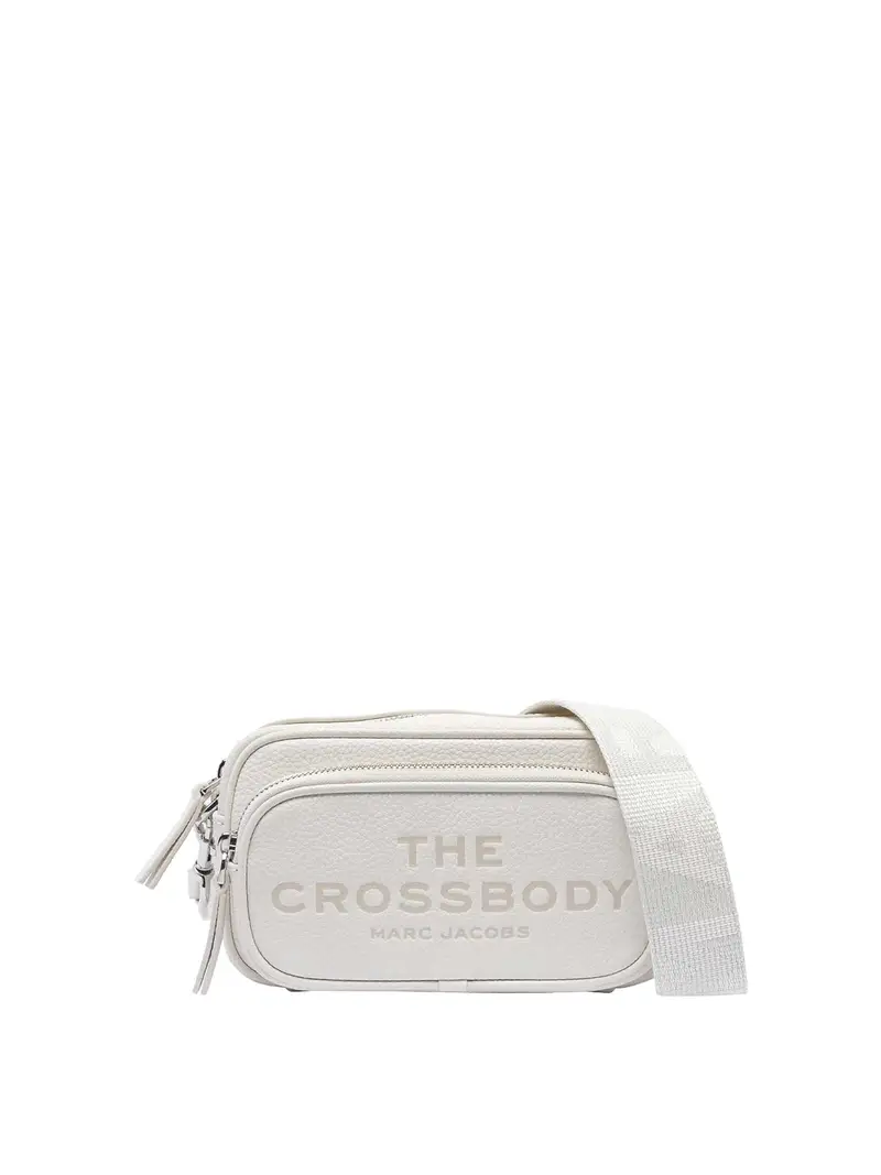 Bianco la borsa a traversa