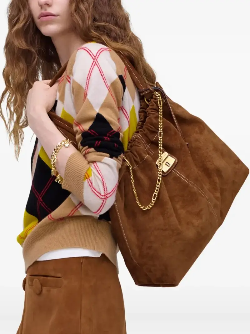 borsa marc jacobs tote MARRONE miniatura 3