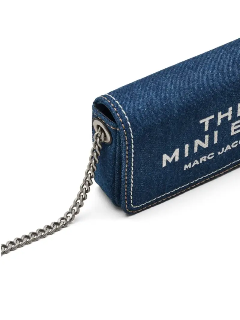 borsa mini chain BLU miniatura 3