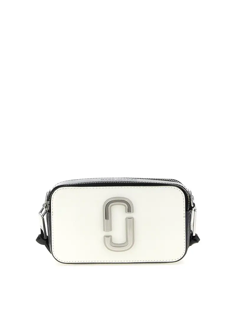 Borsa Snapshot in pelle Bianco