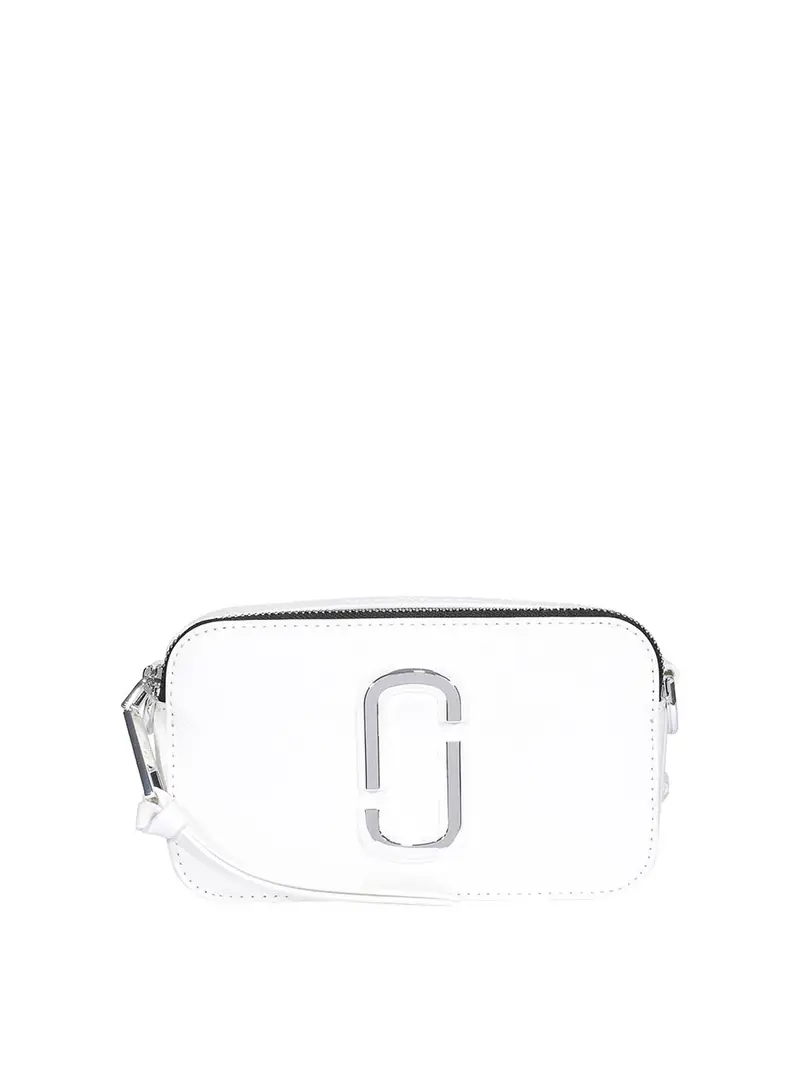 Borsa The Snapshot in pelle saffiano Bianco