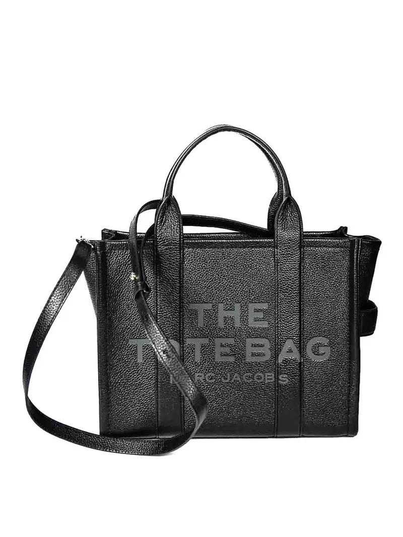 Borsa tote in pelle M Nero